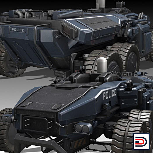 [Danielito] Sci~Fi Police APC