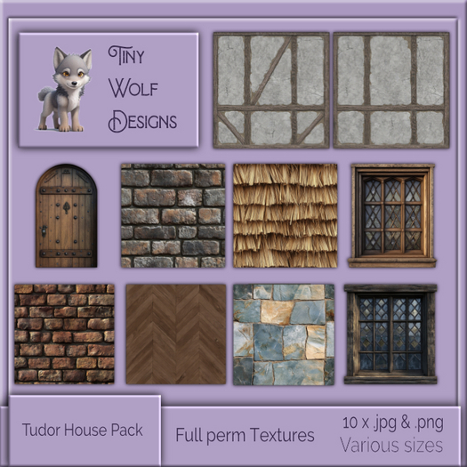 Tudor House Pack full permission textures