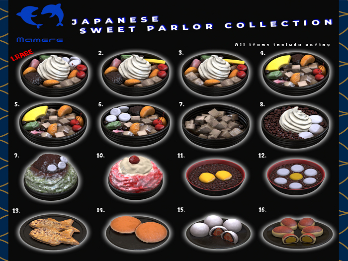01.[Mamere] Japanese Sweet Parlor Collection RARE