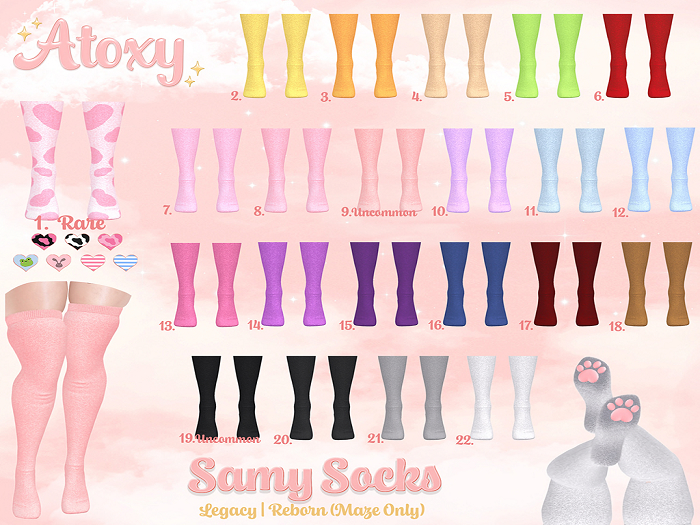 1. Atoxy // Samy Socks Reborn RARE