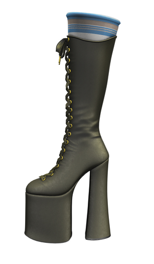 ~Juice~ Crush Boots Olive