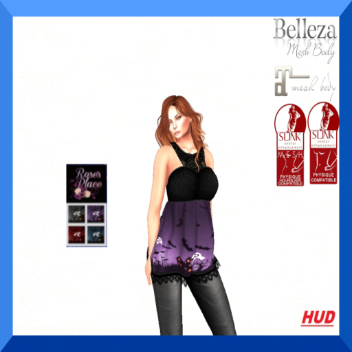 Ella's Spooky Top & Leather Pants