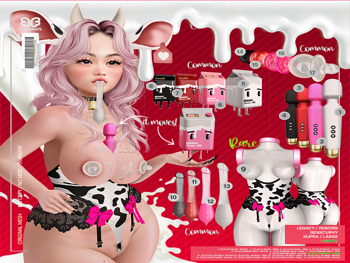 9 [FLA] CowBody - LaraX RARE