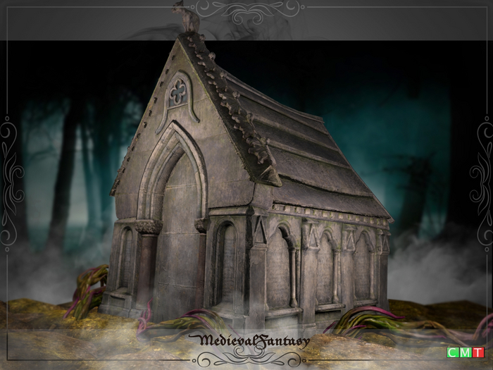 Second Life Marketplace - [MF] crypt cemetery mausoleum 2 (boxed)