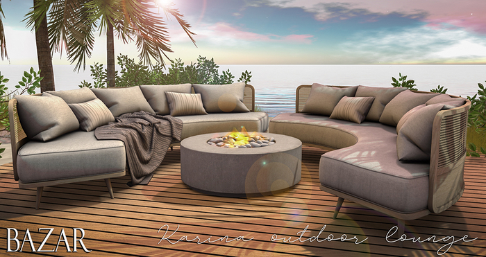~BAZAR~Karina Outdoor Lounge PG