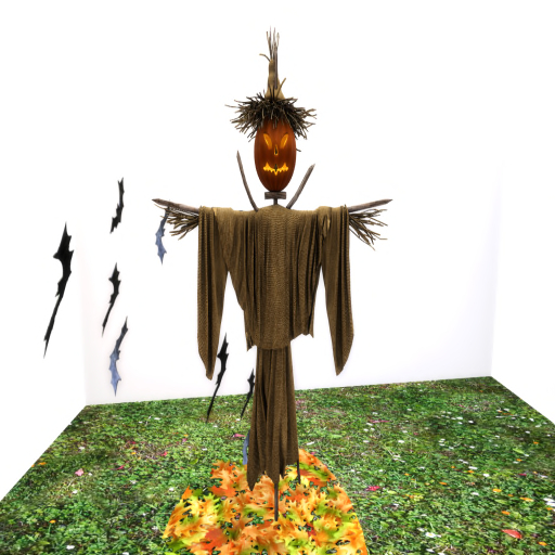 Scarecrow With Bat Poofer