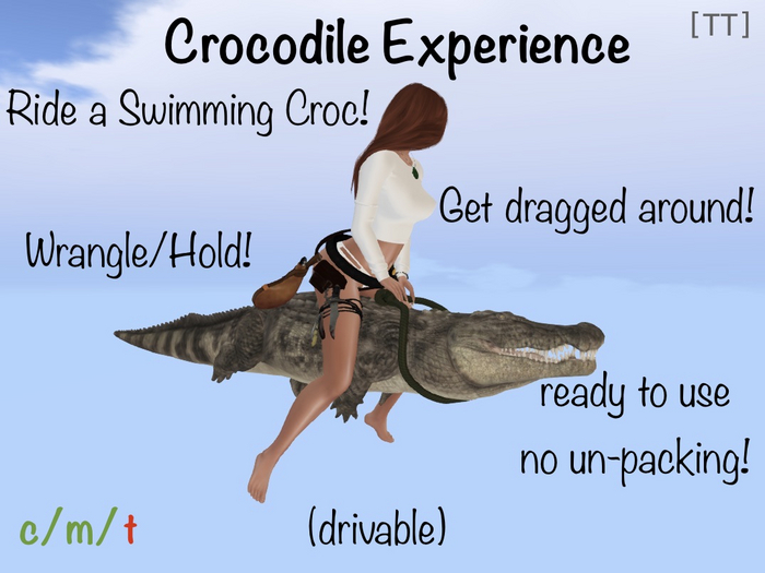[TT] Ride a Swimming Croc (drivable)