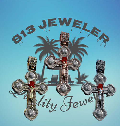 Fatpack 3 Cross Pendant