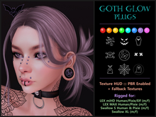 !GD Goth Glow Plugs - Swallow S & XL
