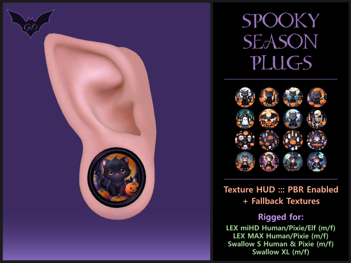 !GD Spooky Season Plugs - LEX miHD & Max