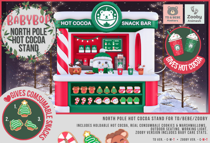 ::bb:: The Northpole - Hot Cocoa Stand - Zooby