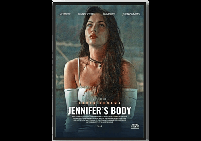 ::  Jennifer's Body Retro DVD  Poster ::