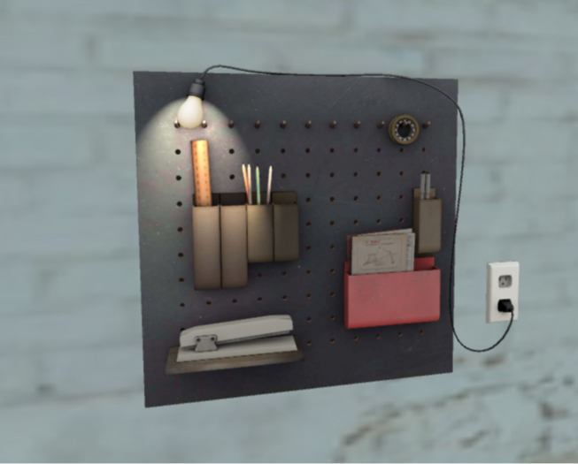 Hideki - Wall Stationary & Lamp