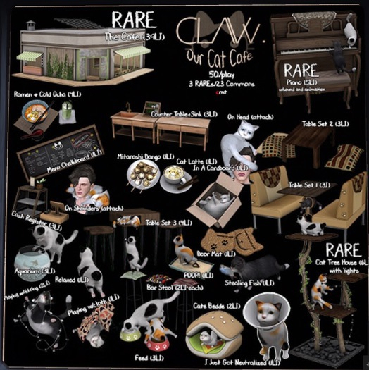 C L A Vv. Cat Cafe - Ramen (ONLY)