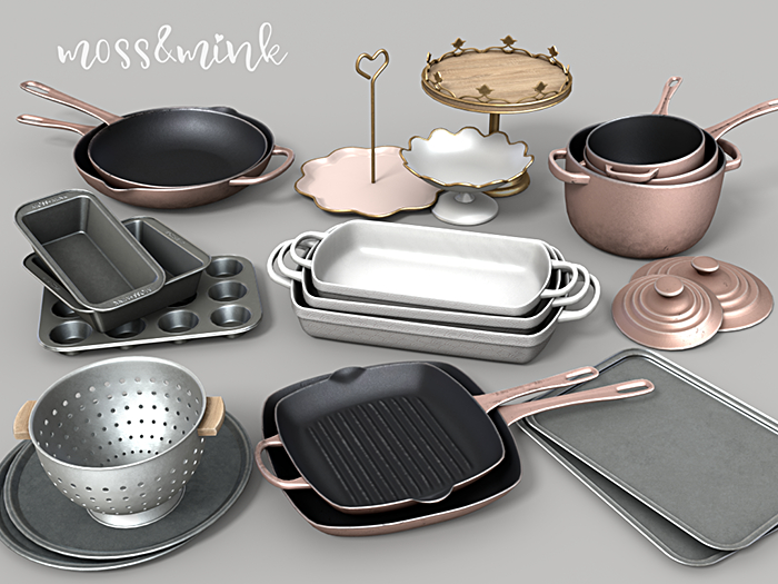 {moss&mink} Mallory Cookware (Luxxe)
