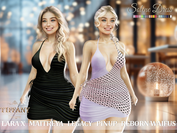 ::TD:: Solene Dress [Mesh] + Lara X