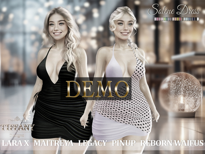 ::TD:: Solene Dress [Mesh] DEMO + Lara X