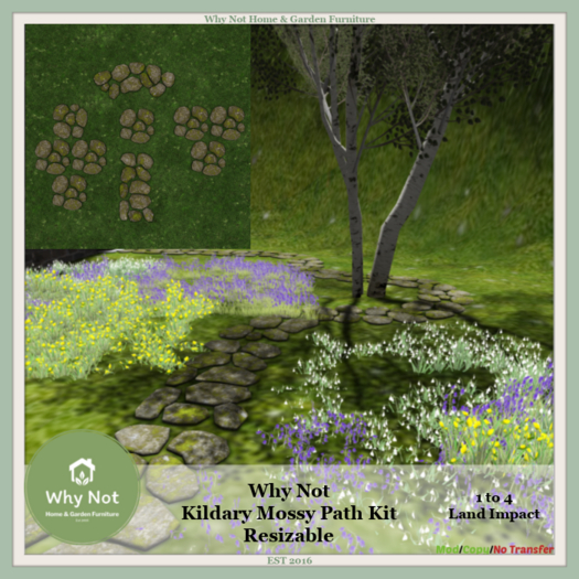 Why Not - Kildary Mossy Stone Path Kit-Boxed