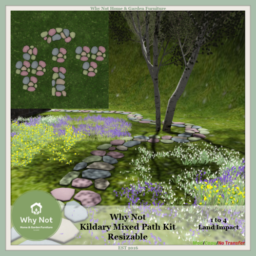 Why Not - Kildary Mixed Stone Path Kit-Boxed