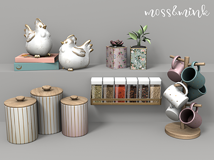 {moss&mink} Mallory Kitchen Clutter 2 (Luxxe)