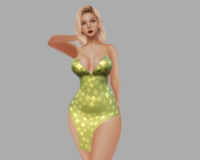 Yellow Silken camisk Demo ~ Maitreya