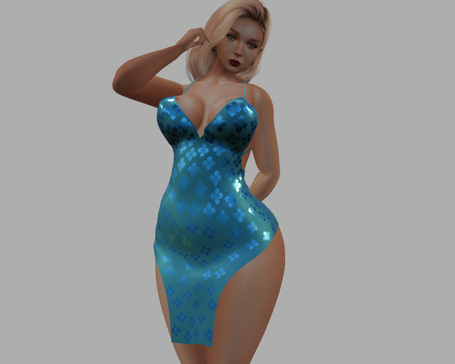 baby Blue Silken camisk ~ Maitreya