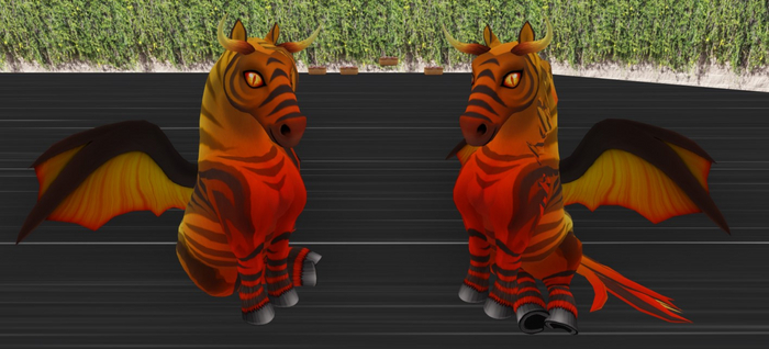 Amaretto Ponie Pals : Inferno Zebra Female