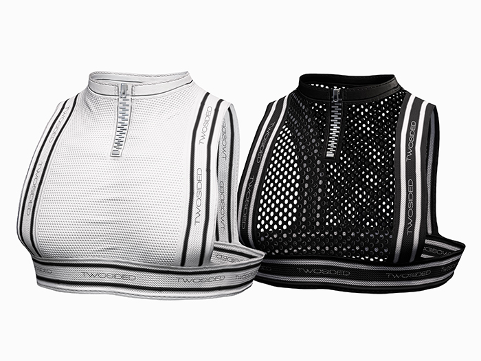 TwoSided Rubber chest harness Z Fatpack