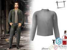 Full Perm Men's Long Sleeves T-Shirt Top Slink Male, Belleza Jake, Signature Gianni, Ocacin Gamit, Legacy Male