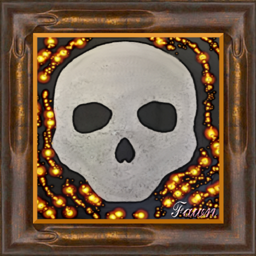 Skull painting