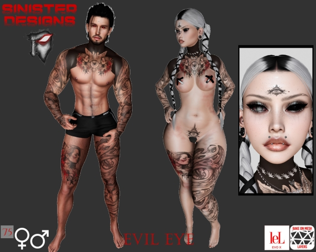 Sinister Designs: Evil Eye Tattoo