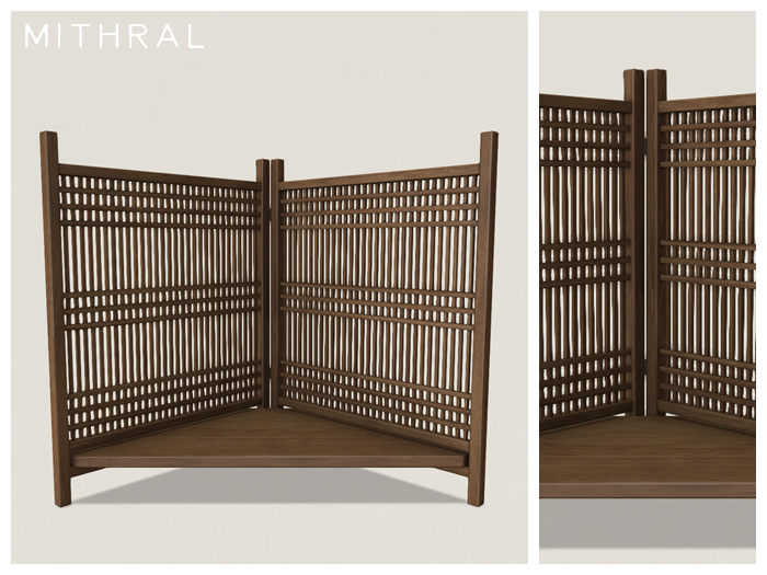 Mithral * Takayama Floor Shelf (Dark Wood 2)