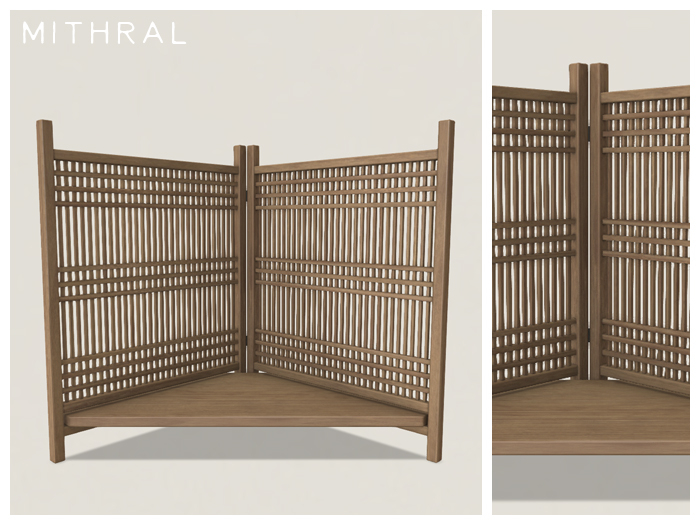 Mithral * Takayama Floor Shelf (Medium Wood 1)