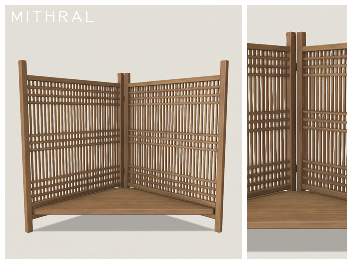 Mithral * Takayama Floor Shelf (Medium Wood 2)
