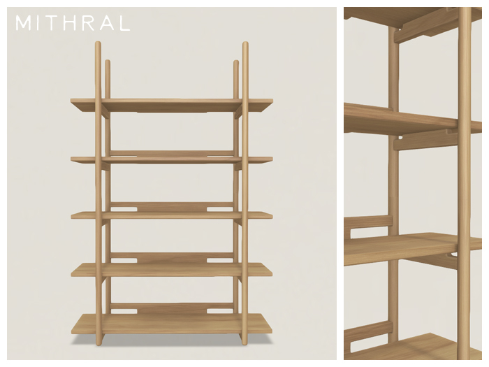 Mithral * Otaru Shelves (Light Wood 2)