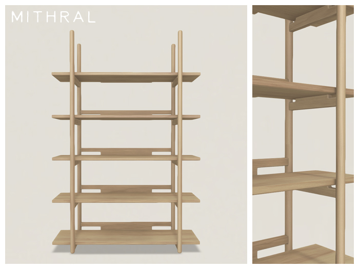 Mithral * Otaru Shelves (Light Wood 1)