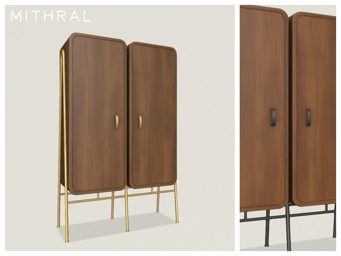 Mithral * Oslo Wardrobe (Red Woods)