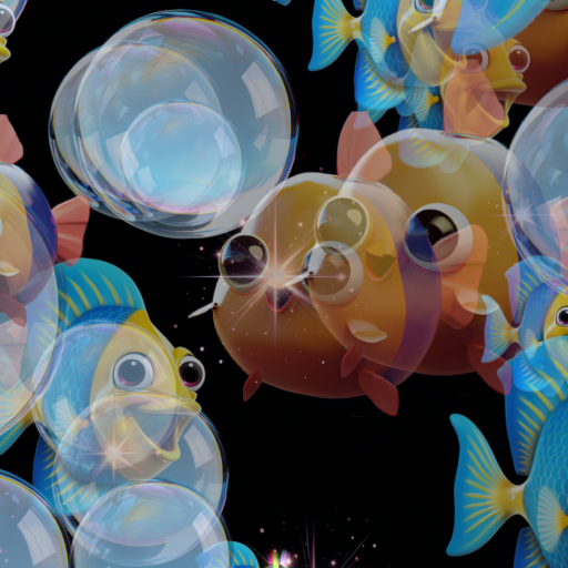 Cute Fish Confetti Tosser Thrower