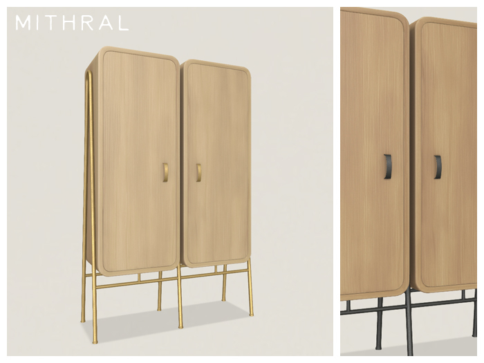 Mithral * Oslo Wardrobe (Light Woods)