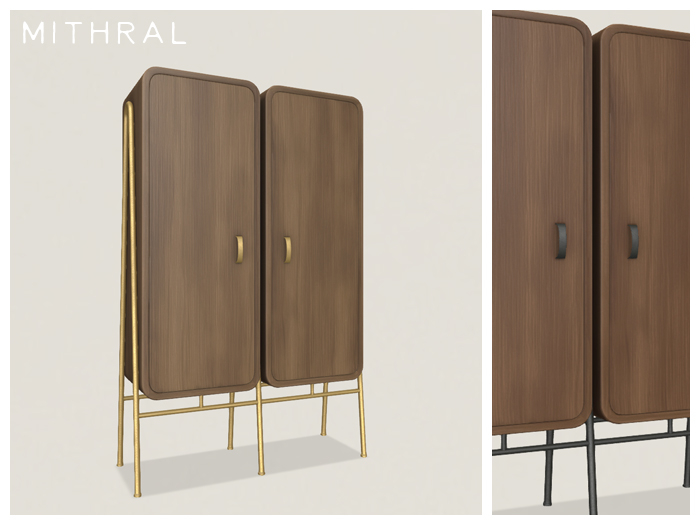 Mithral * Oslo Wardrobe (Dark Woods)