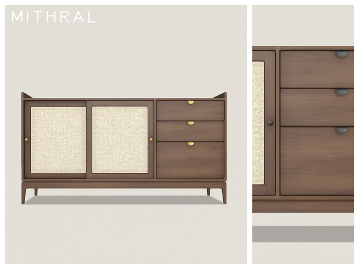 Mithral * Sendai Sideboard (Dark Wood 2)