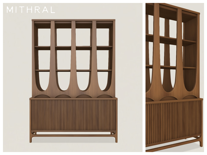 Mithral * Larvik Shelves (Red Woods)