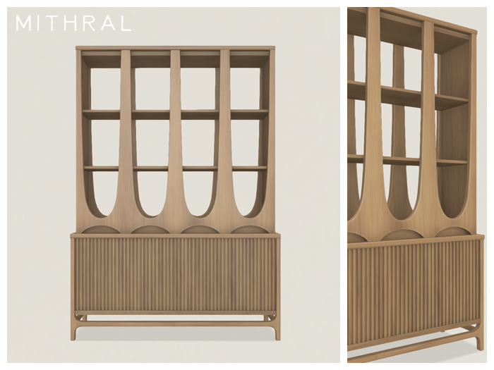 Mithral * Larvik Shelves (Medium Woods)
