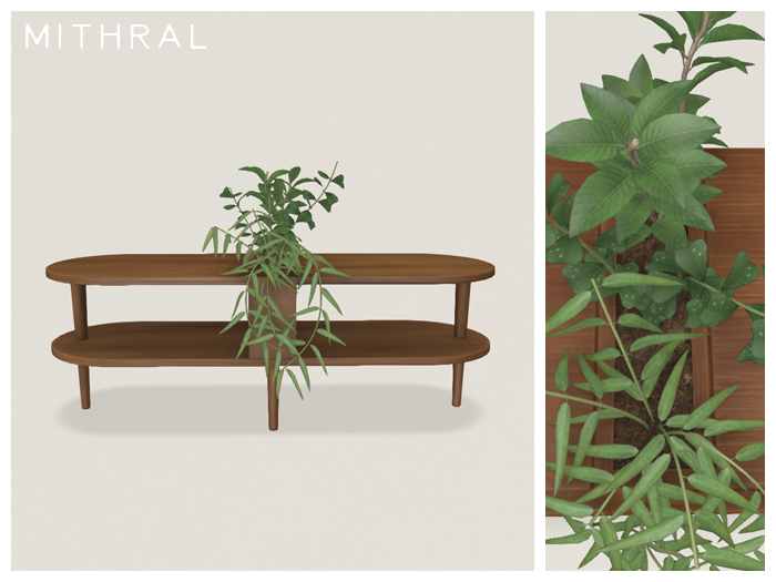 Mithral * Halmstad Coffee Table (Red Woods)