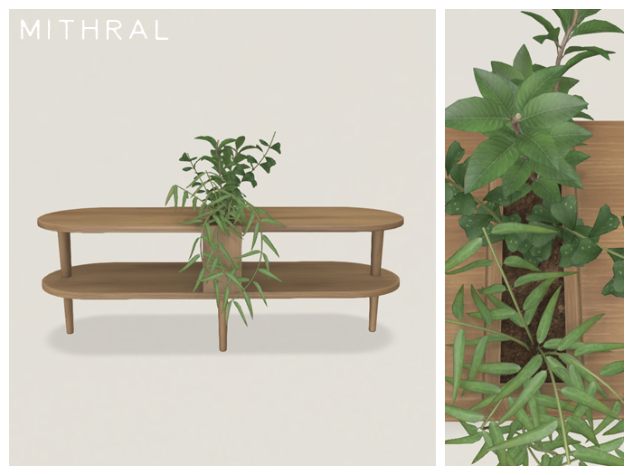 Mithral * Halmstad Coffee Table (Medium Woods)