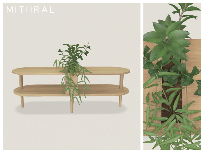 Mithral * Halmstad Coffee Table (Light Woods)