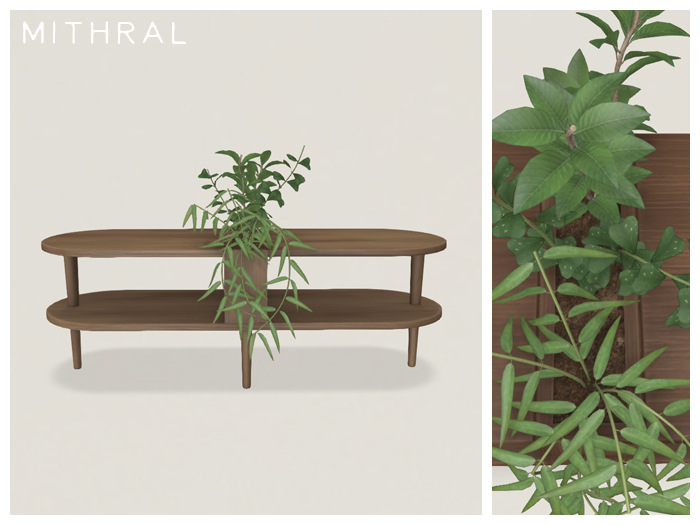 Mithral * Halmstad Coffee Table (Dark Woods)