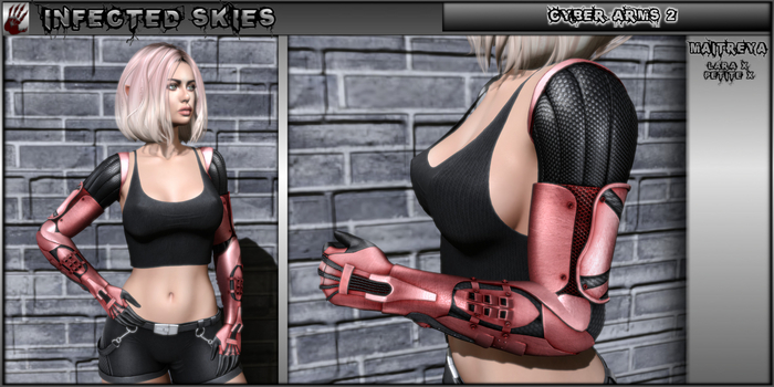 *IS* Cyber Arms 2 Lara X Red 