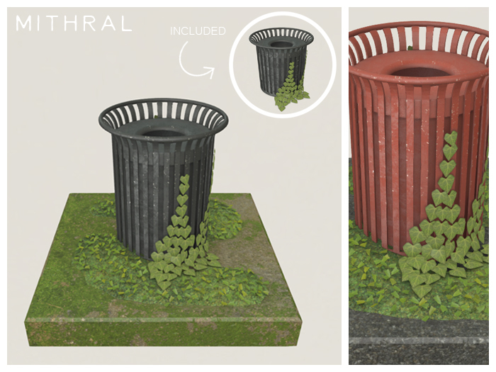 Mithral * Neglected Trash Can (Pack A)