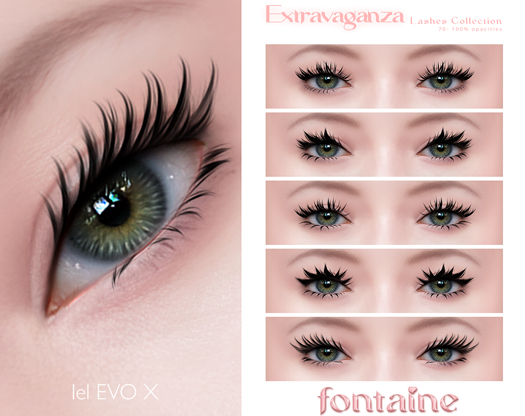 Fontaine Cosmetics - Extravaganza Lashes Collection